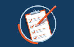 Illustration of a checklist and a clipboard