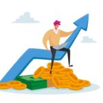 Image illustrating a successful salesperson.