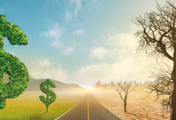 Split screen: fundraising outcomes divide sharply on DPI lines Money, road, two halves, T9