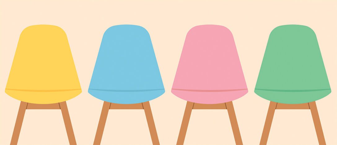 T9 colorful chairs