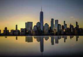 View of downtown Manhattan