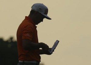 Rickie Fowler, scorecard, score card